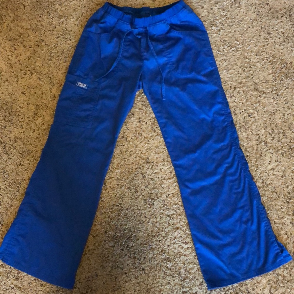 Royal blue scrubs